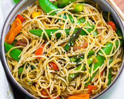 Vegetables With Fried Noodles