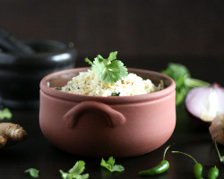 Rice With Ginger Or Garlic
