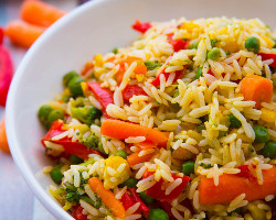 Vegetables With Fried Rice