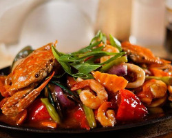Mix Seafood Sizzling